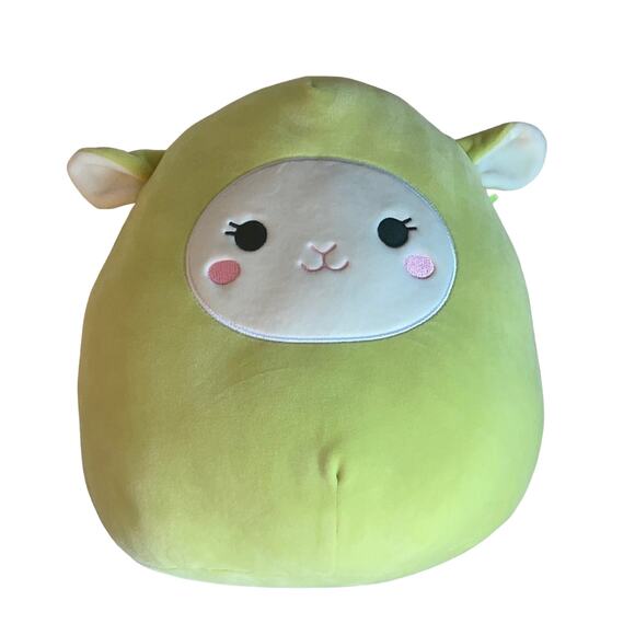Squishmallow Kellytoy Light green Addie the Lamb Spring 2021 - Picture 1 of 6
